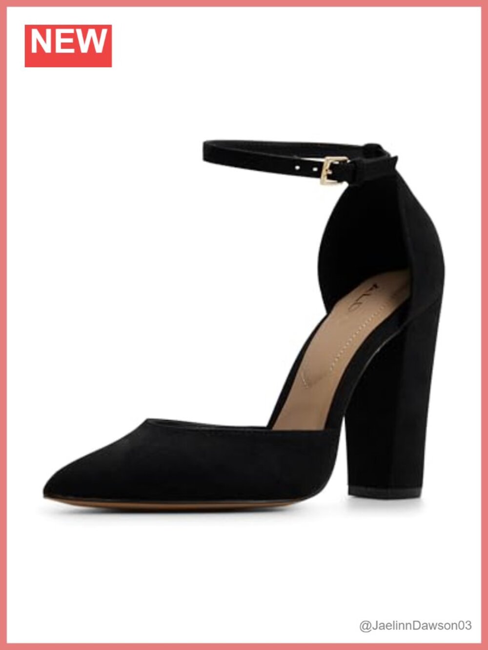 Block Heel Pumps with Cushioned Insole
